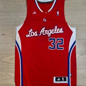 Adidas Los Angeles Blake Griffin Basketball Jersey - Red size small